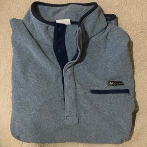 Men’s Columbia Half Snap Fleece Pullover Sweater
